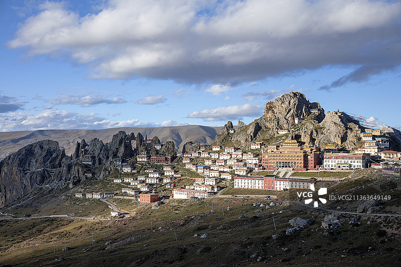 西藏丁青 孜珠寺图片素材