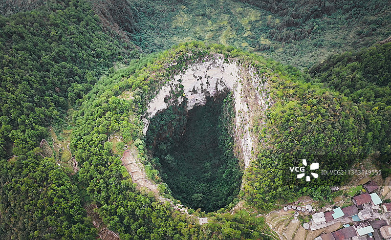 黔南平塘国家地质公园图片素材
