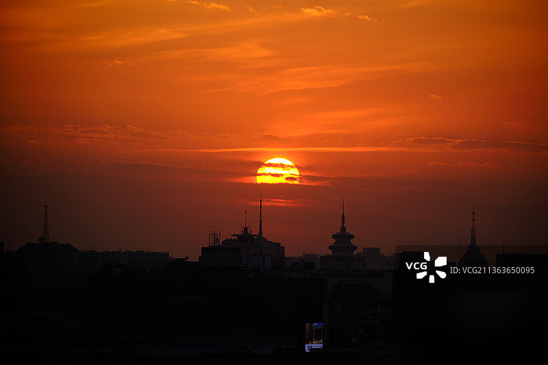 2021年最后一次日落图片素材