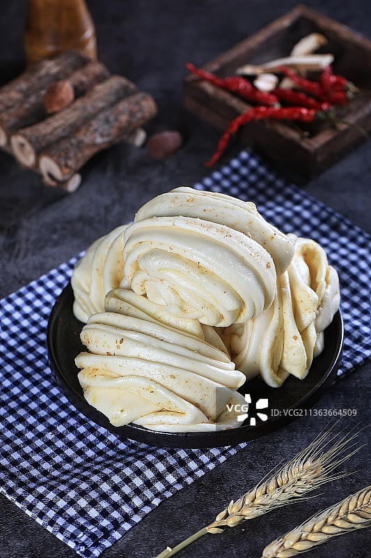 五香花卷馒头美食图片素材