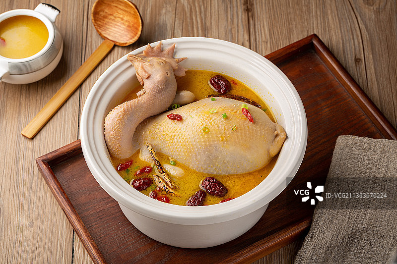 炖白土鸡图片素材