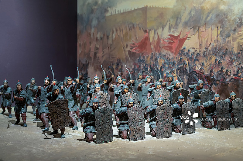 古代战争场景模型图片素材