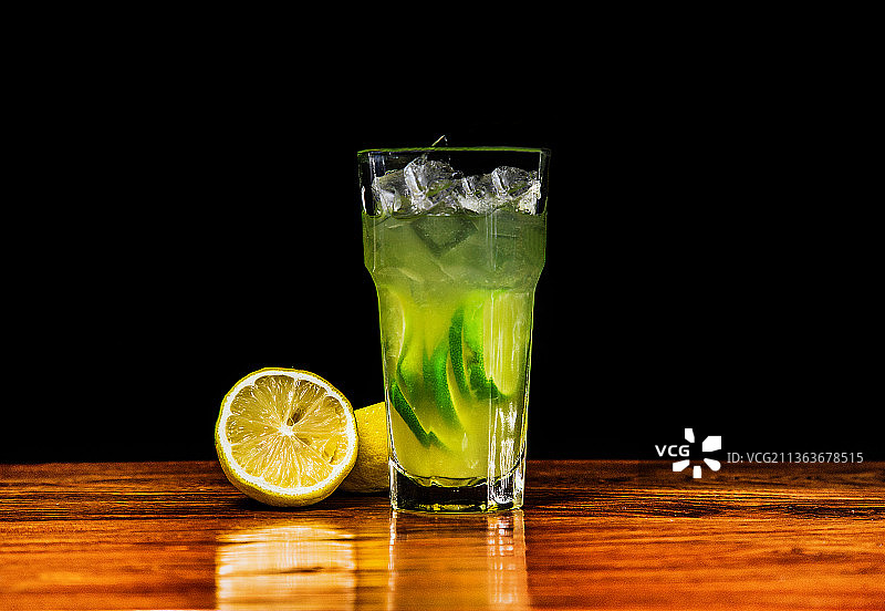 柠檬绿茶图片素材