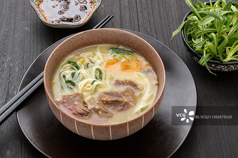 北方家常糊涂面图片素材