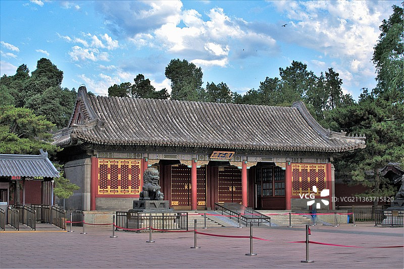 颐和园东宫门图片素材