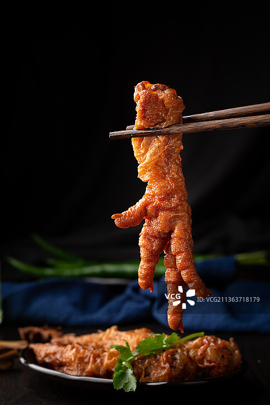 江西卤味鸡爪图片素材