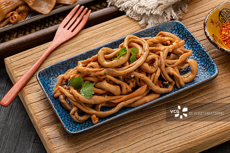 熟食：卤鸭肠图片素材