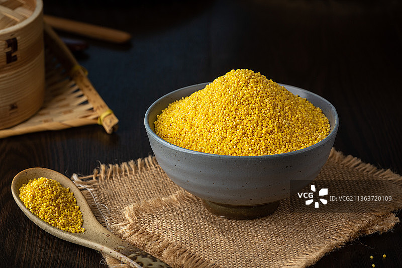 杂粮小米图片素材