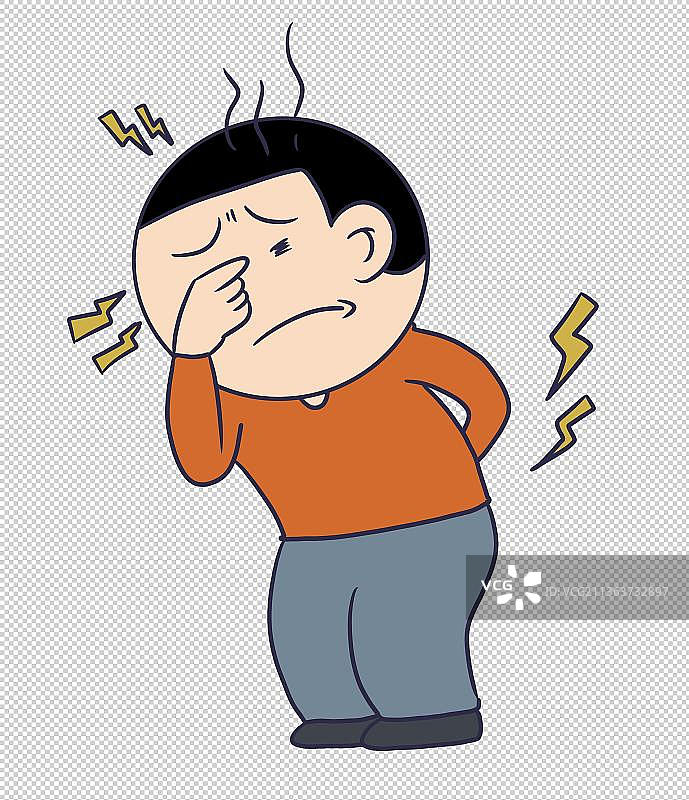 元素：疾病患者图片素材