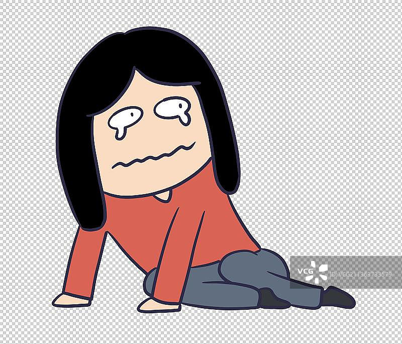 元素：哭泣的女性图片素材