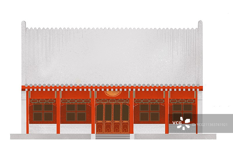 四合院正房图片素材