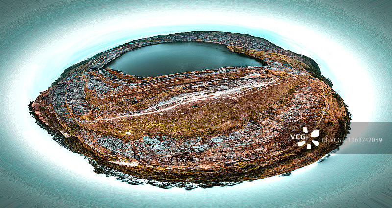 油麻山之眼图片素材