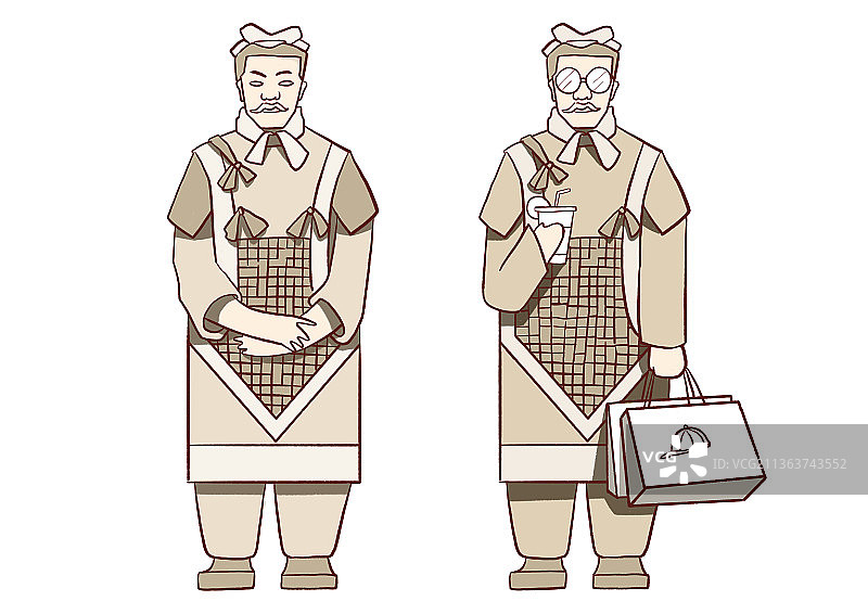 秦始皇兵马俑-将军俑图片素材