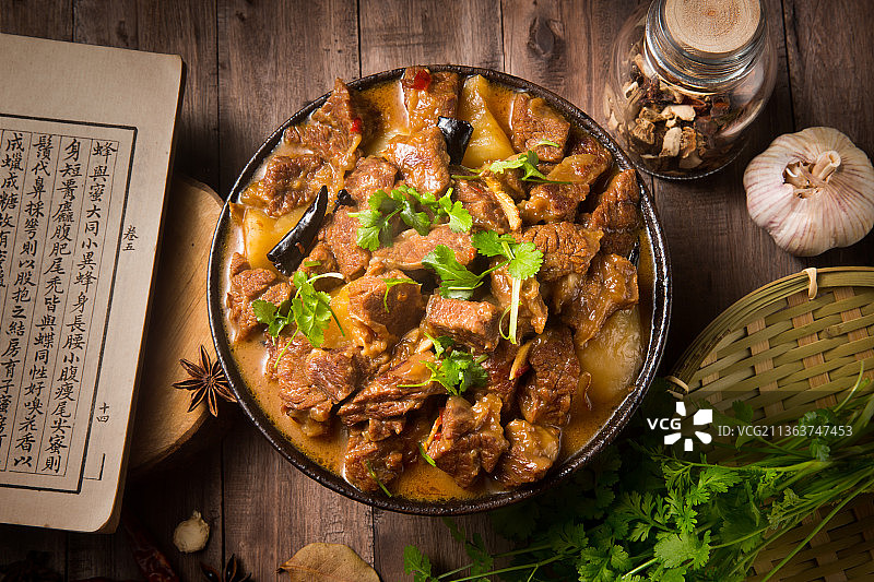 红烧牛肉羊肉，美食图片素材