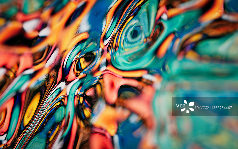 抽象渐变色彩背景3D渲染图片素材