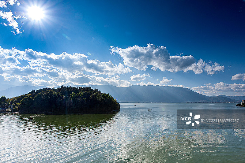 洱海风光图片素材