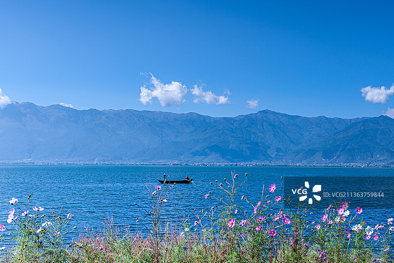 洱海风光图片素材