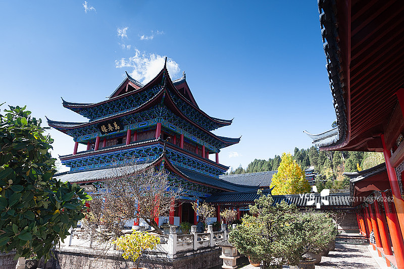 丽江沐王府图片素材