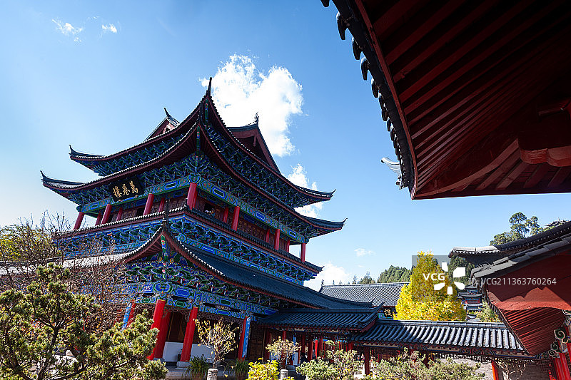 丽江沐王府图片素材