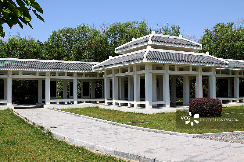 河北省唐山市乐亭县李大钊纪念馆风光图片素材