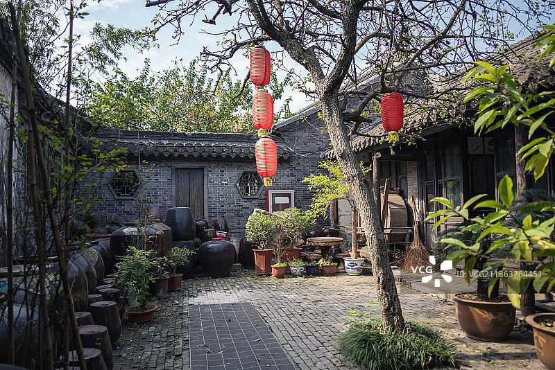 泰州溱潼古镇溱湖湿地图片素材