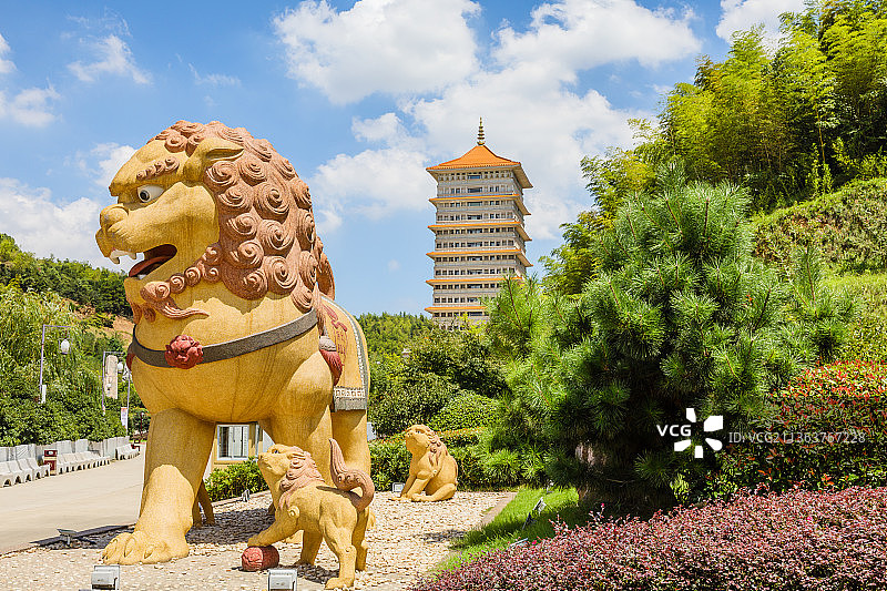 江苏无锡宜兴大觉寺图片素材