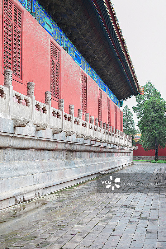 北京著名景点太庙图片素材