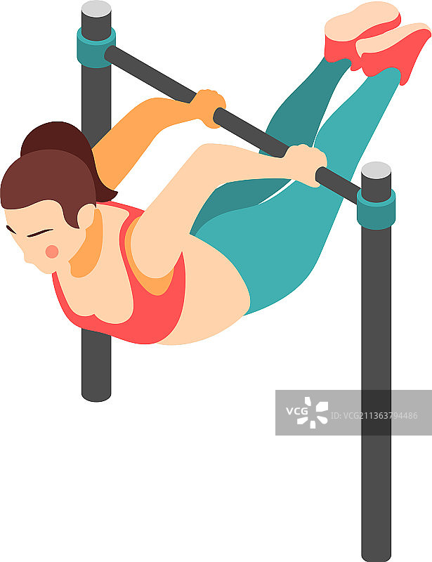 杠铃卧推训练构图图片素材