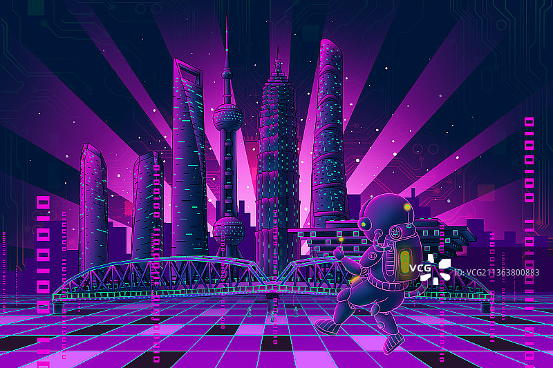 上海城市建筑群图片素材