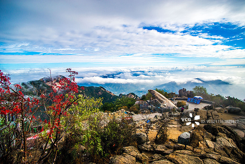 泰山秋色图片素材