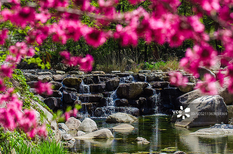 泰山桃花峪图片素材