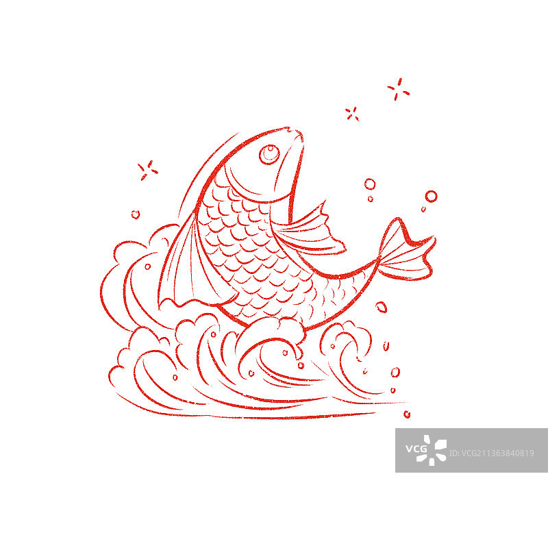 年年有鱼图片素材