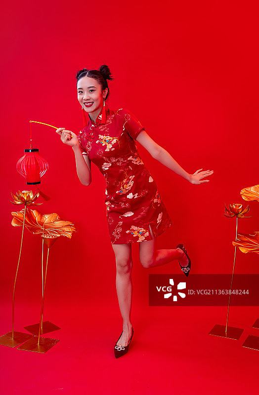 国潮美少女图片素材