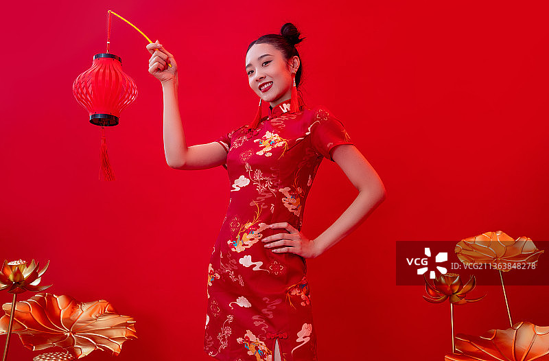 国潮美少女图片素材