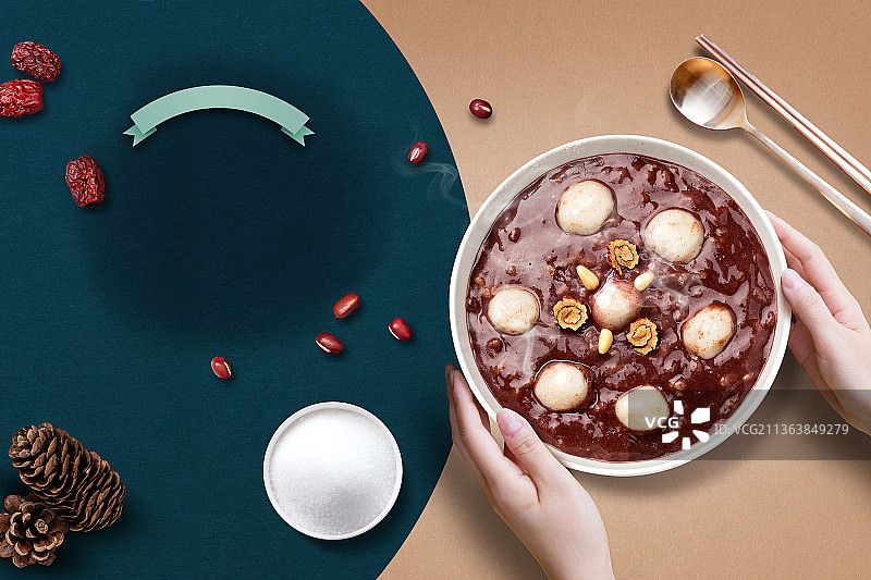 韩国东至红豆汤日图片素材