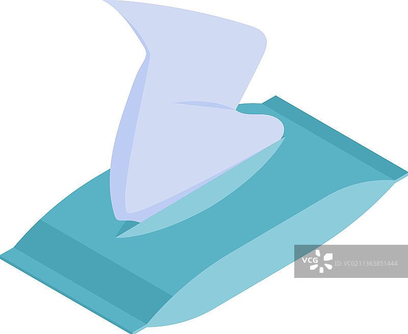 2.5D湿巾组合图片素材