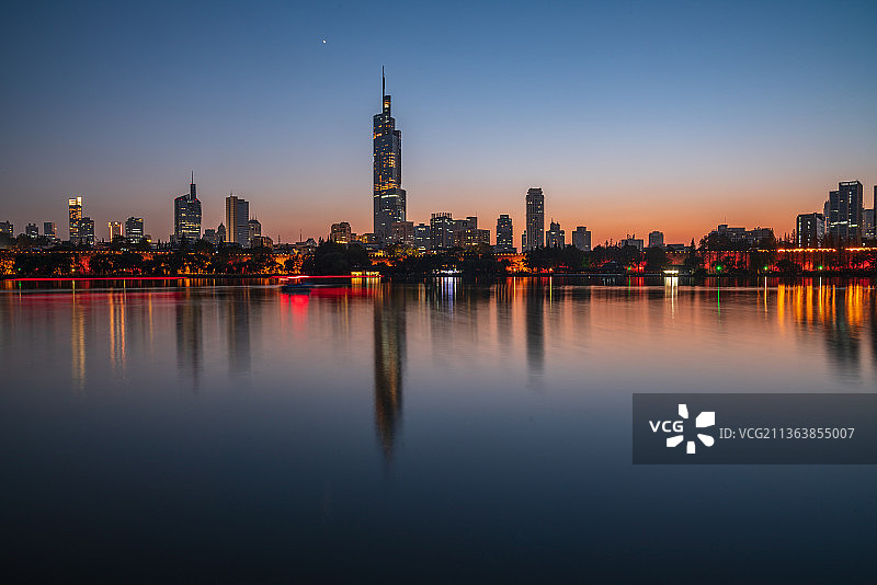 南京夜色图片素材