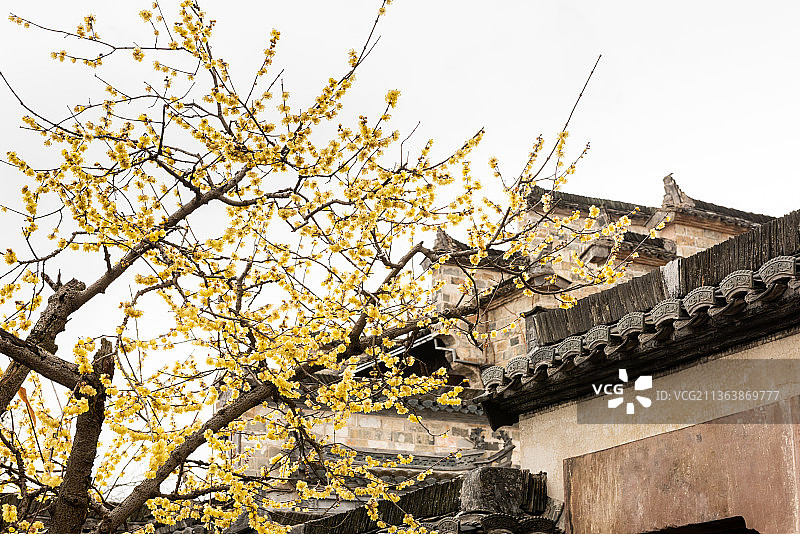 宏村风光图片素材