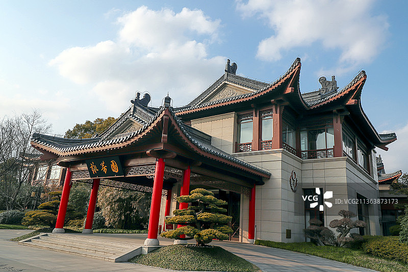 扬州迎宾馆一隅图片素材