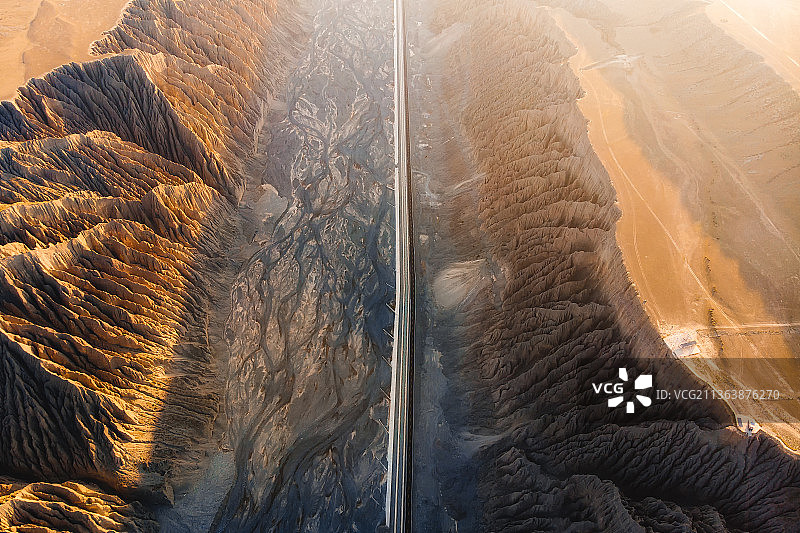 独山子大峡谷图片素材