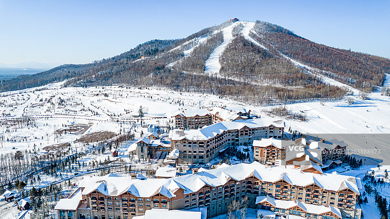 吉林万达长白山度假滑雪场图片素材