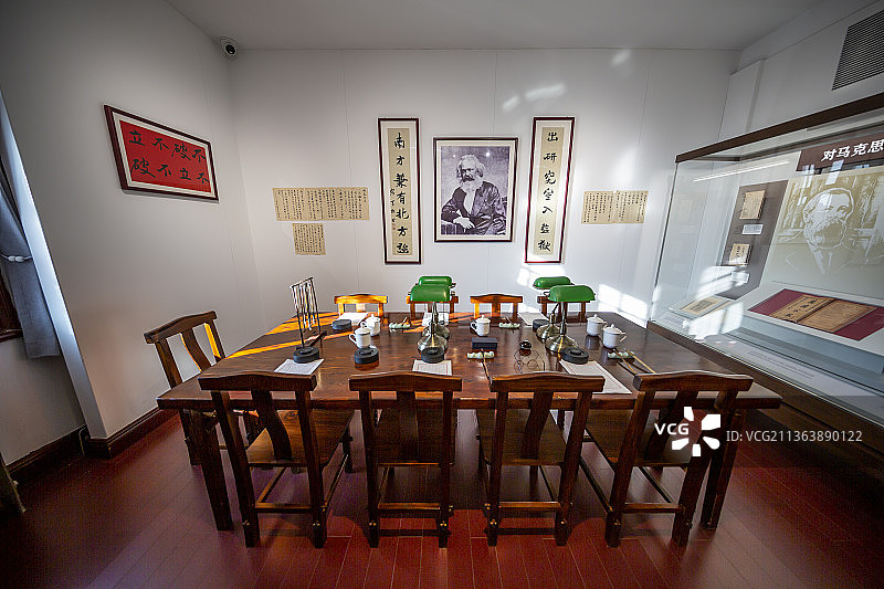 北京大学红楼（中国共产党早期北京革命活动旧址）——亢慕义斋（即为“共产主义室”）图片素材