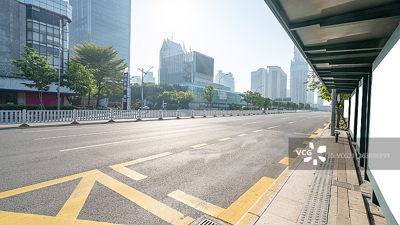 深圳城市道路和建筑图片素材