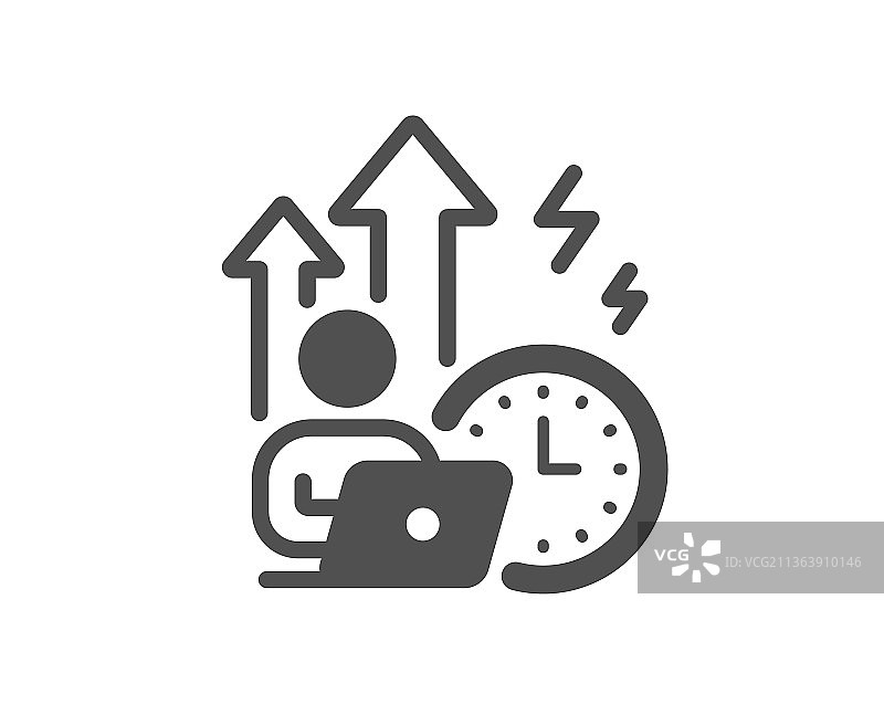 工作压力图标：压力增大图片素材