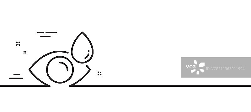 滴眼液线性图标图片素材