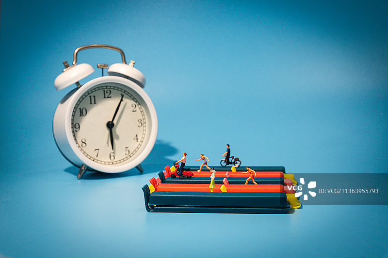 和时间赛跑图片素材