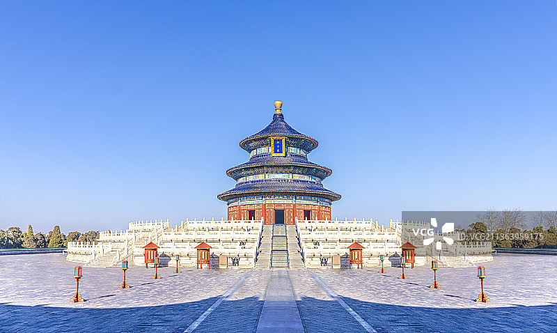 天坛  祈年殿  圜丘  回音壁  祭祀  明清古建筑  中国  北京  著名建筑  著名景点  文图片素材