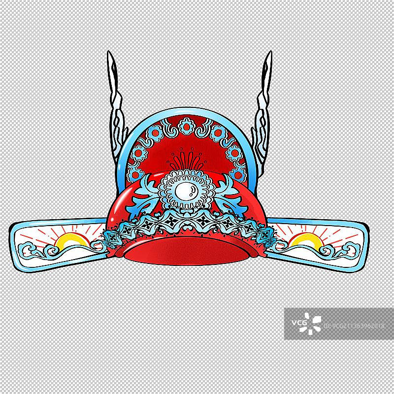 古代官员财神帽子头部 服饰服装衣帽装扮时尚流行私人随身物品图片素材