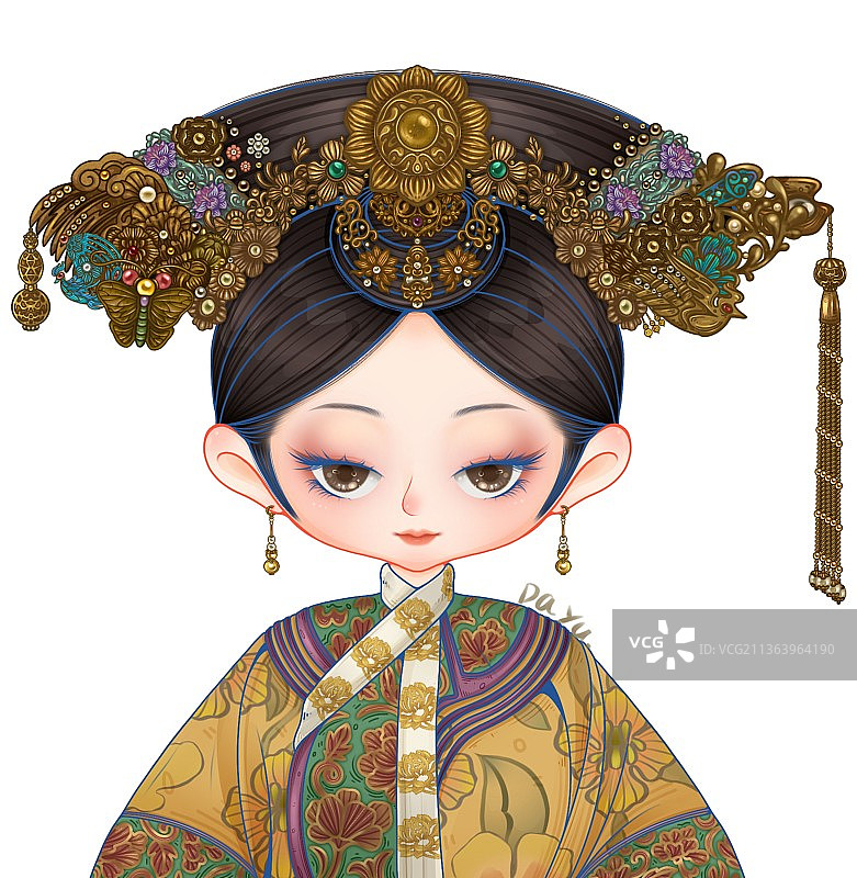 古装插画系列人物图片素材