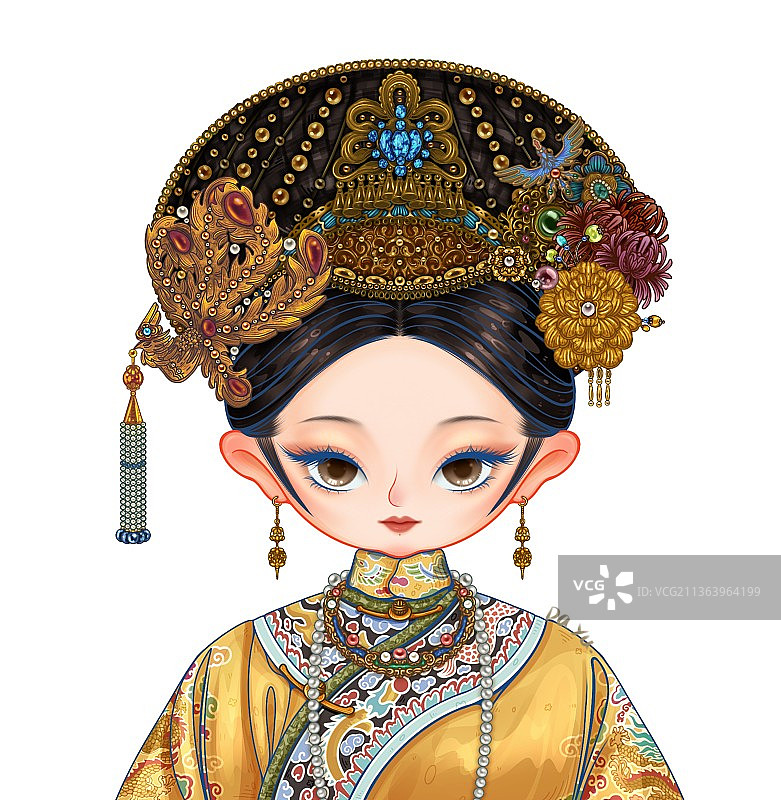 古装插画系列人物图片素材